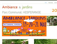 Tablet Screenshot of ambiance-jardins.com